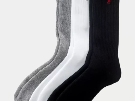 Polo Ralph Lauren Cotton-Blend Crew Sock 3-Pack