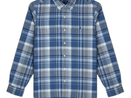 Ralph Lauren Custom Fit Madras Shirt Blue Multi