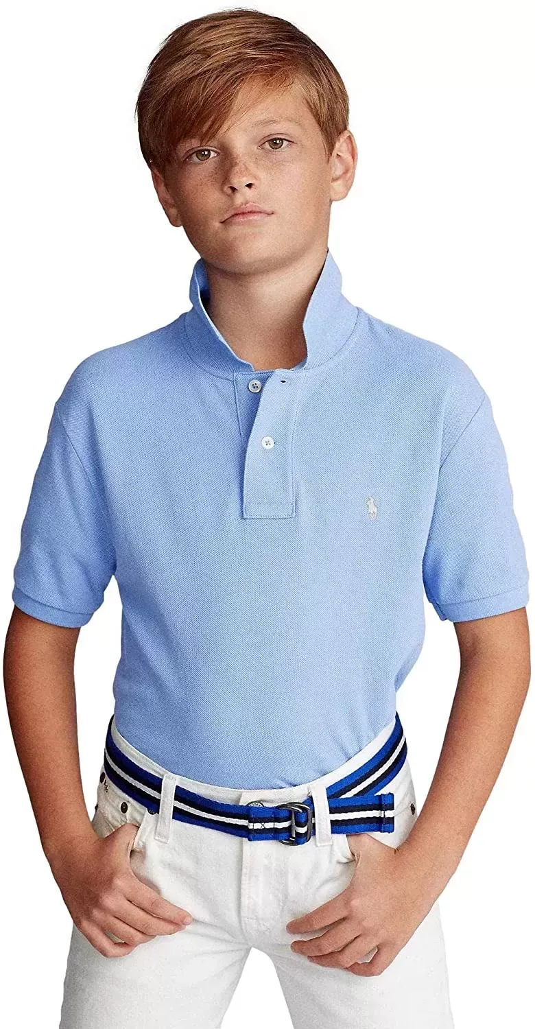 POLO RALPH LAUREN Boys Classic Fit Mesh Polo Shirt - Image 17