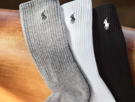 POLO RALPH LAUREN Classic Sport Solid Ankle Socks - 6 Pair Pack - Athletic Cushioned Cotton