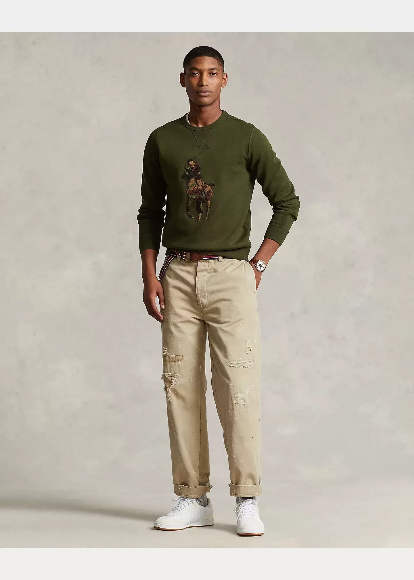 Polo Ralph Lauren Big Pony Double-Knit Sweatshirt - Image 3