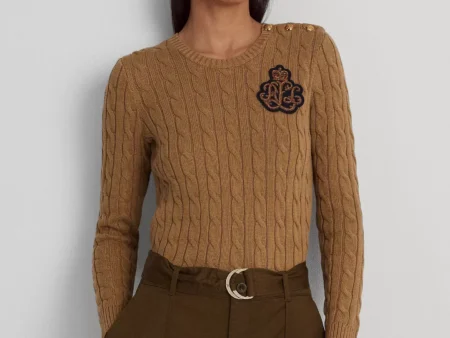 Lauren Bullion Cable-Knit Cotton Jumper