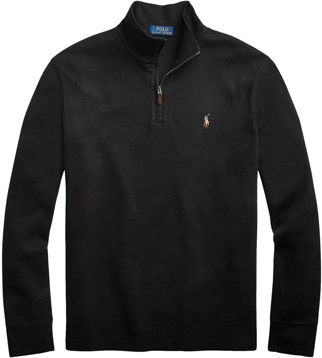 POLO RALPH LAUREN Men's Classic Estate-Rib Quarter-Zip Pullover Sweater - Image 2