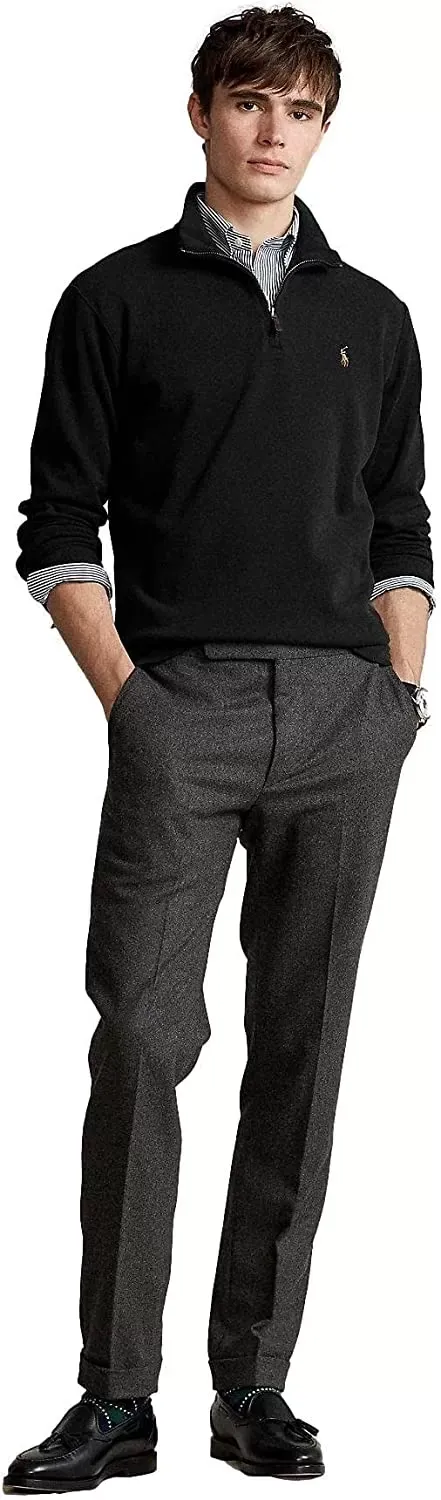 POLO RALPH LAUREN Men's Classic Estate-Rib Quarter-Zip Pullover Sweater - Image 19