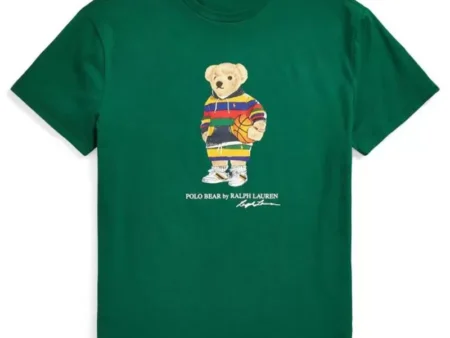 Ralph Lauren Custom Slim Fit Polo Bear T-Shirt New Forest Active Bear