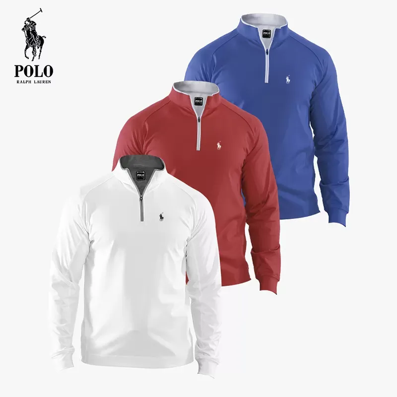 Ralph Lauren Performance 1/4 Zip Pullover 3-pack - Image 2