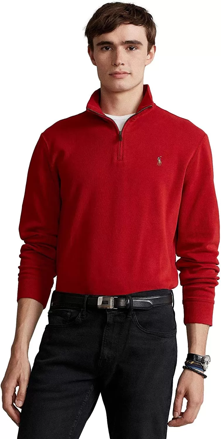 POLO RALPH LAUREN Men's Classic Estate-Rib Quarter-Zip Pullover Sweater - Image 31