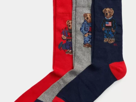 Polo Ralph Lauren Polo Bear Trouser Sock 3-Pack