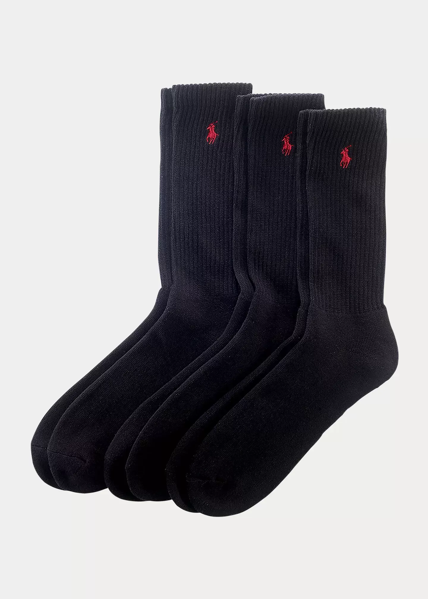 Polo Ralph Lauren Cotton-Blend Crew Sock 3-Pack - Image 2