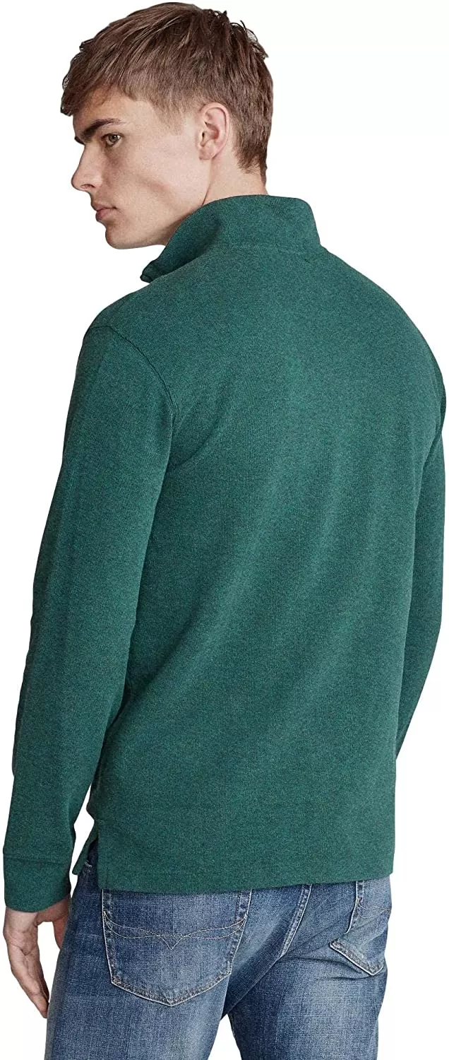 POLO RALPH LAUREN Men's Classic Estate-Rib Quarter-Zip Pullover Sweater - Image 48