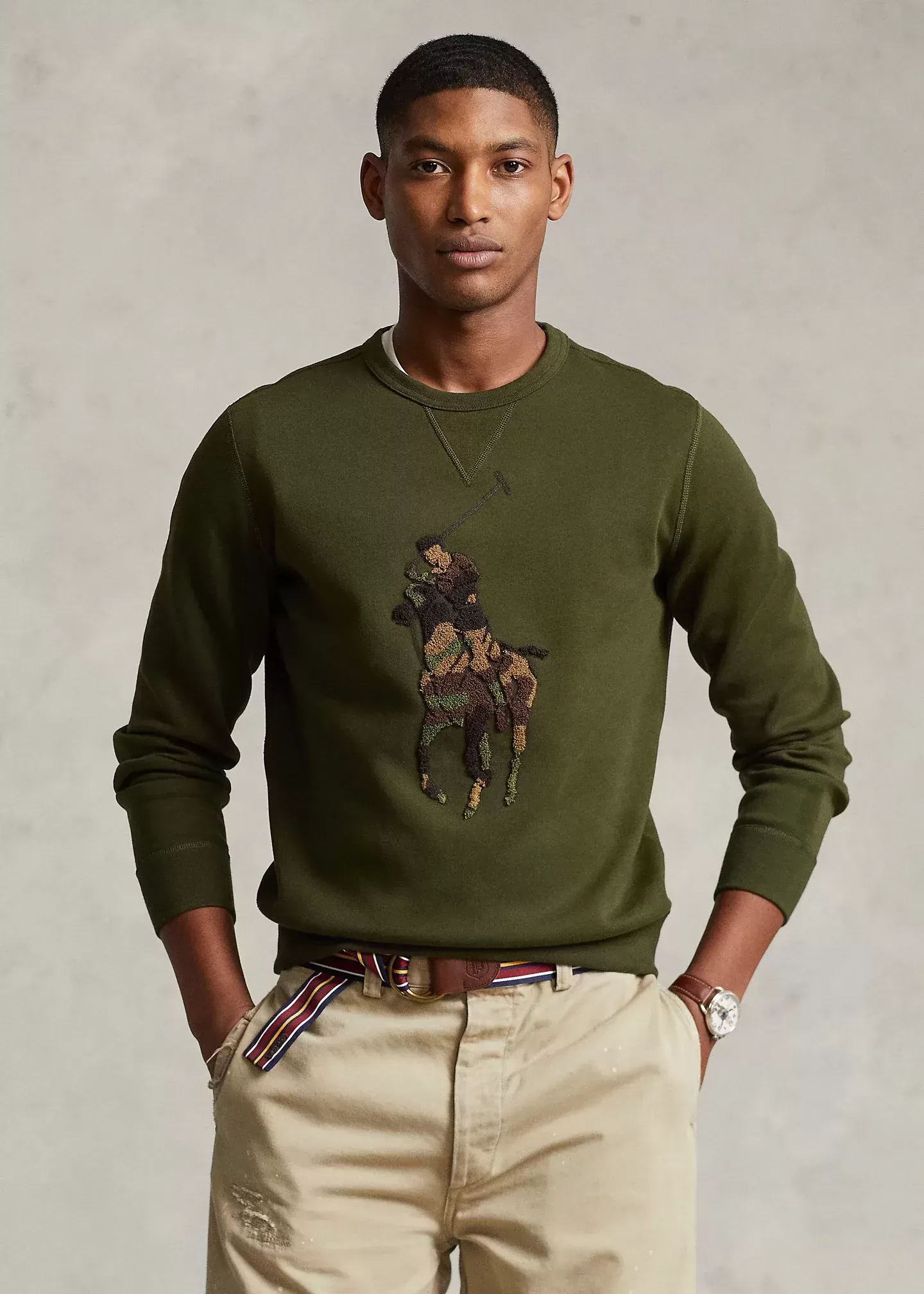 Polo Ralph Lauren Big Pony Double-Knit Sweatshirt