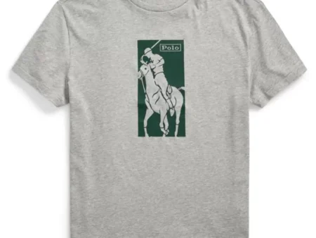 Ralph Lauren Pony Print T-Shirt Andover Heather