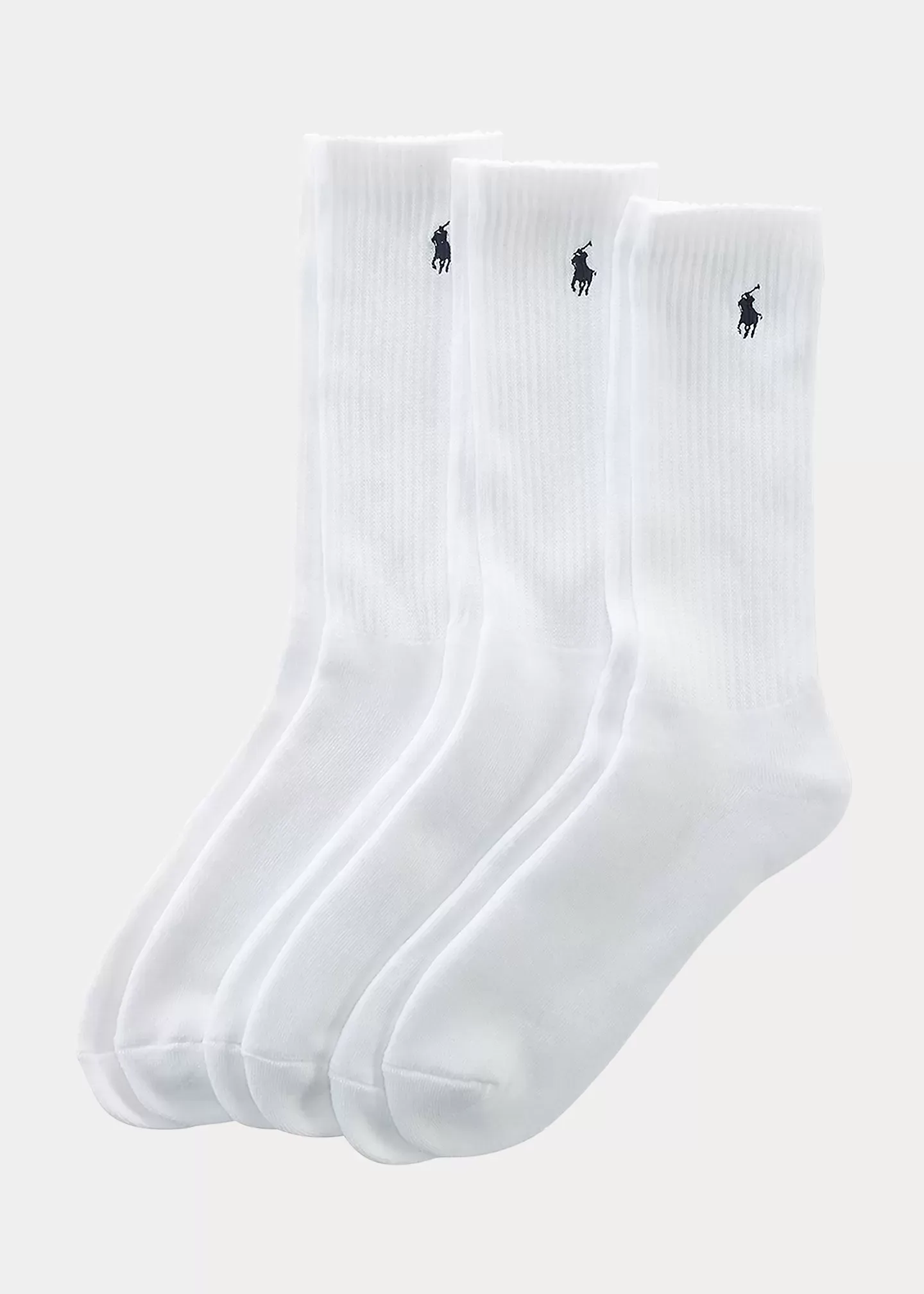 Polo Ralph Lauren Cotton-Blend Crew Sock 3-Pack - Image 3