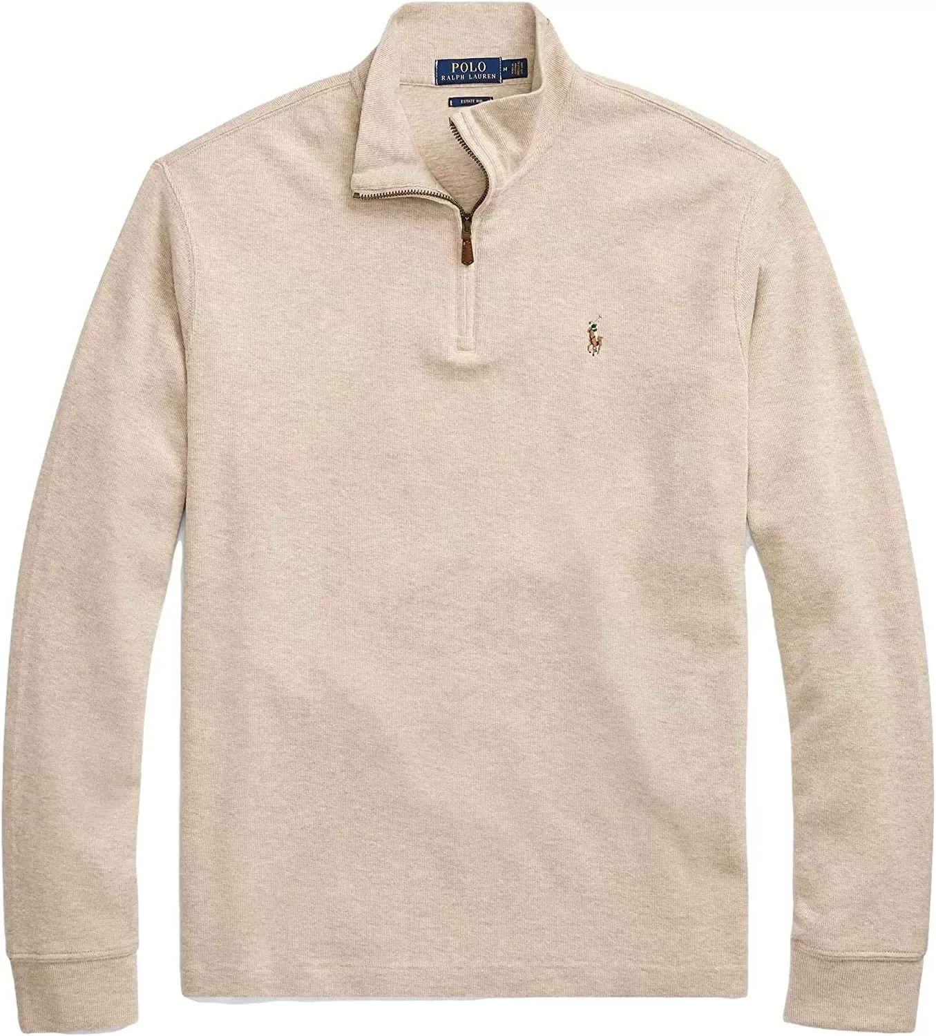 POLO RALPH LAUREN Men's Classic Estate-Rib Quarter-Zip Pullover Sweater - Image 16