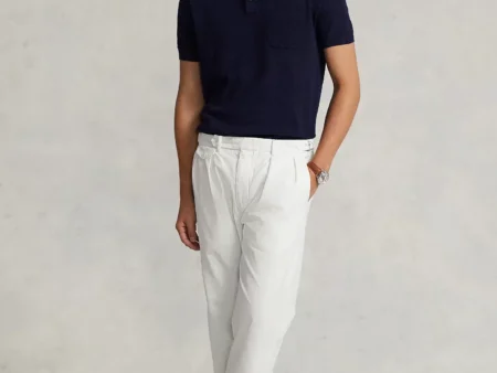 Polo Ralph Lauren Slim Tapered Fit Pleated Twill Trouser