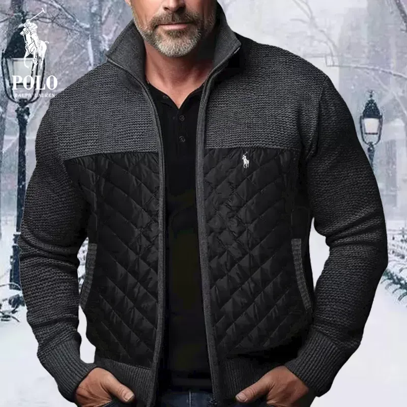 Ralph Lauren Men's Outdoor Casual Thickened Cardigan Sweater - Image 3