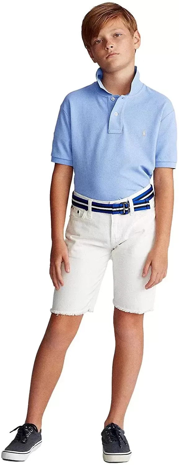 POLO RALPH LAUREN Boys Classic Fit Mesh Polo Shirt - Image 39