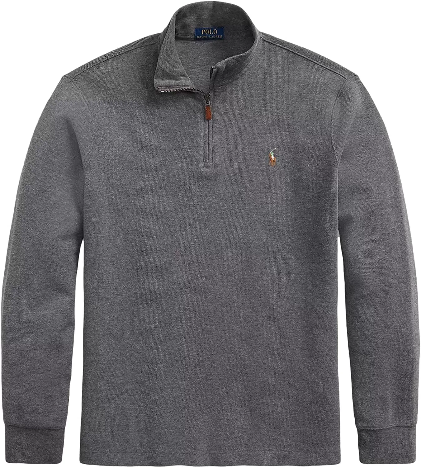 POLO RALPH LAUREN Men's Classic Estate-Rib Quarter-Zip Pullover Sweater - Image 9