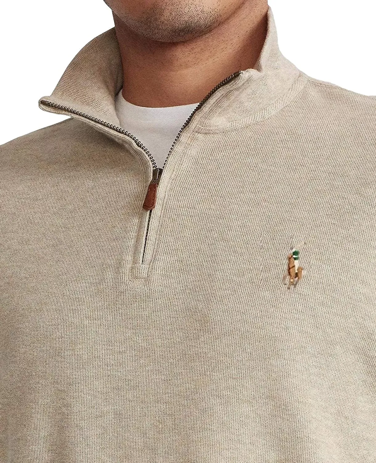 POLO RALPH LAUREN Men's Classic Estate-Rib Quarter-Zip Pullover Sweater - Image 26