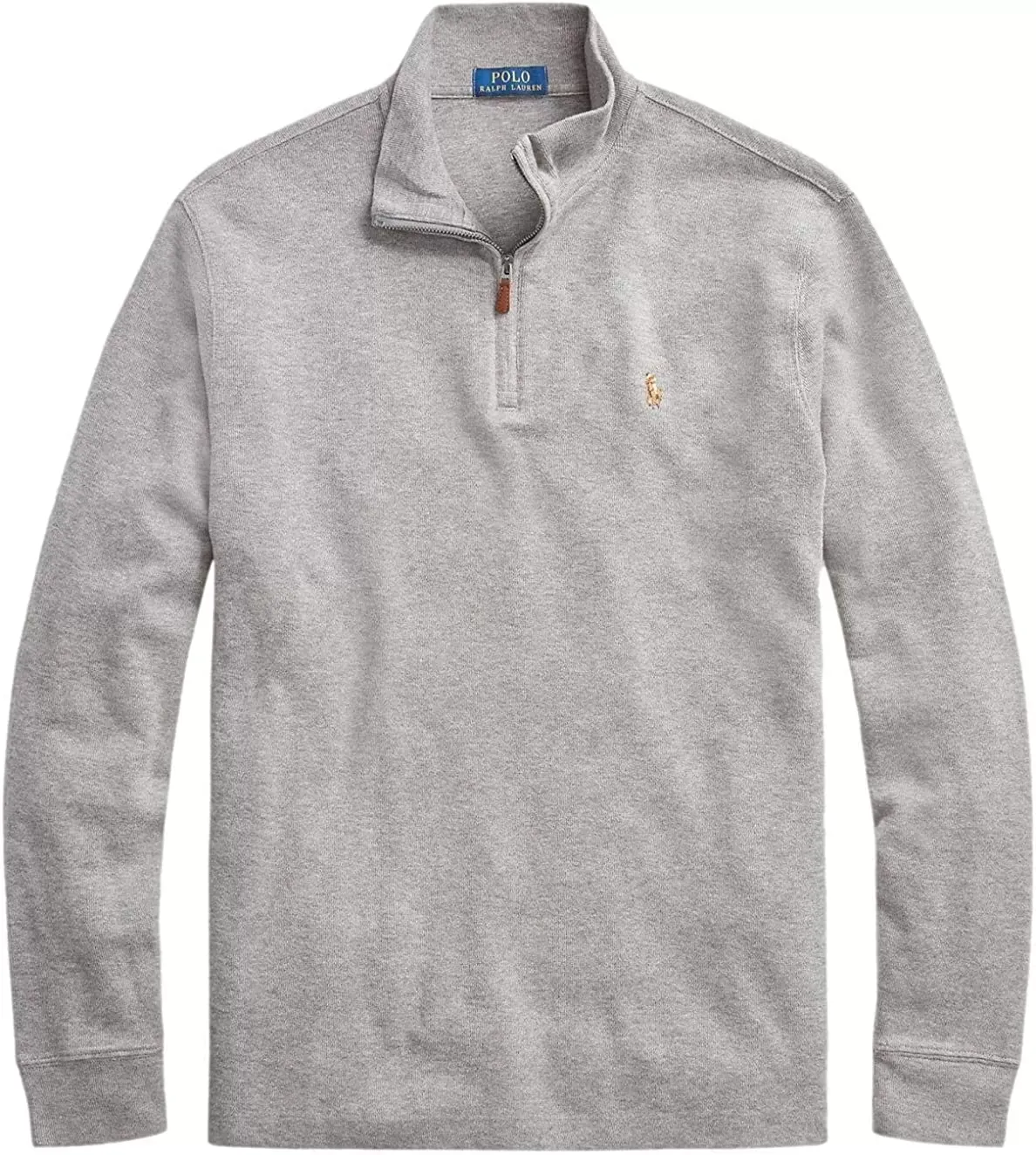 POLO RALPH LAUREN Men's Classic Estate-Rib Quarter-Zip Pullover Sweater - Image 4