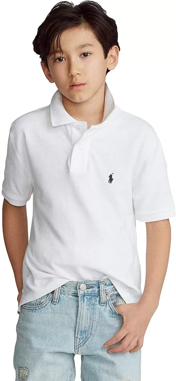 POLO RALPH LAUREN Boys Classic Fit Mesh Polo Shirt - Image 48