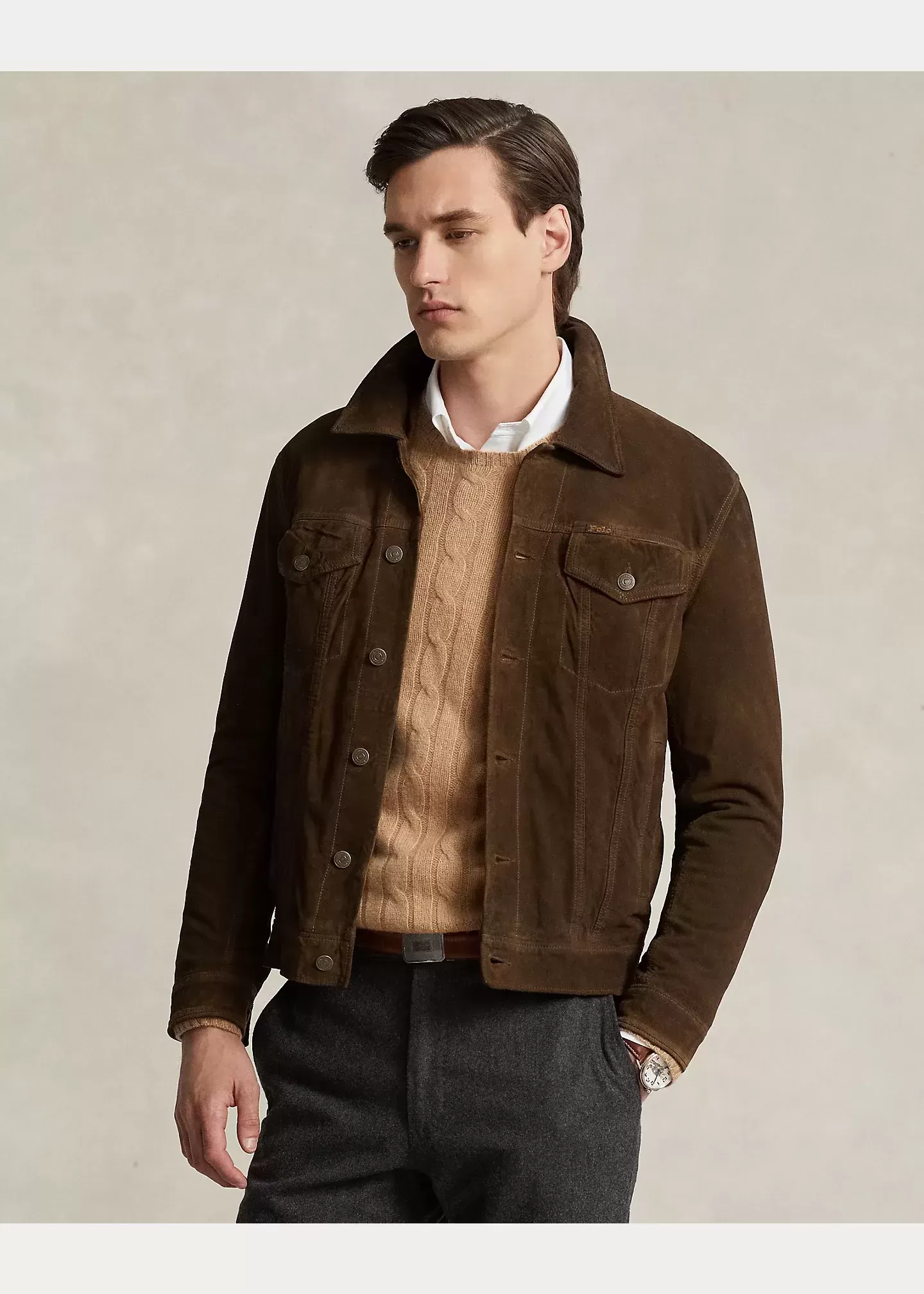 Polo Ralph Lauren Suede Trucker Jacket - Image 2