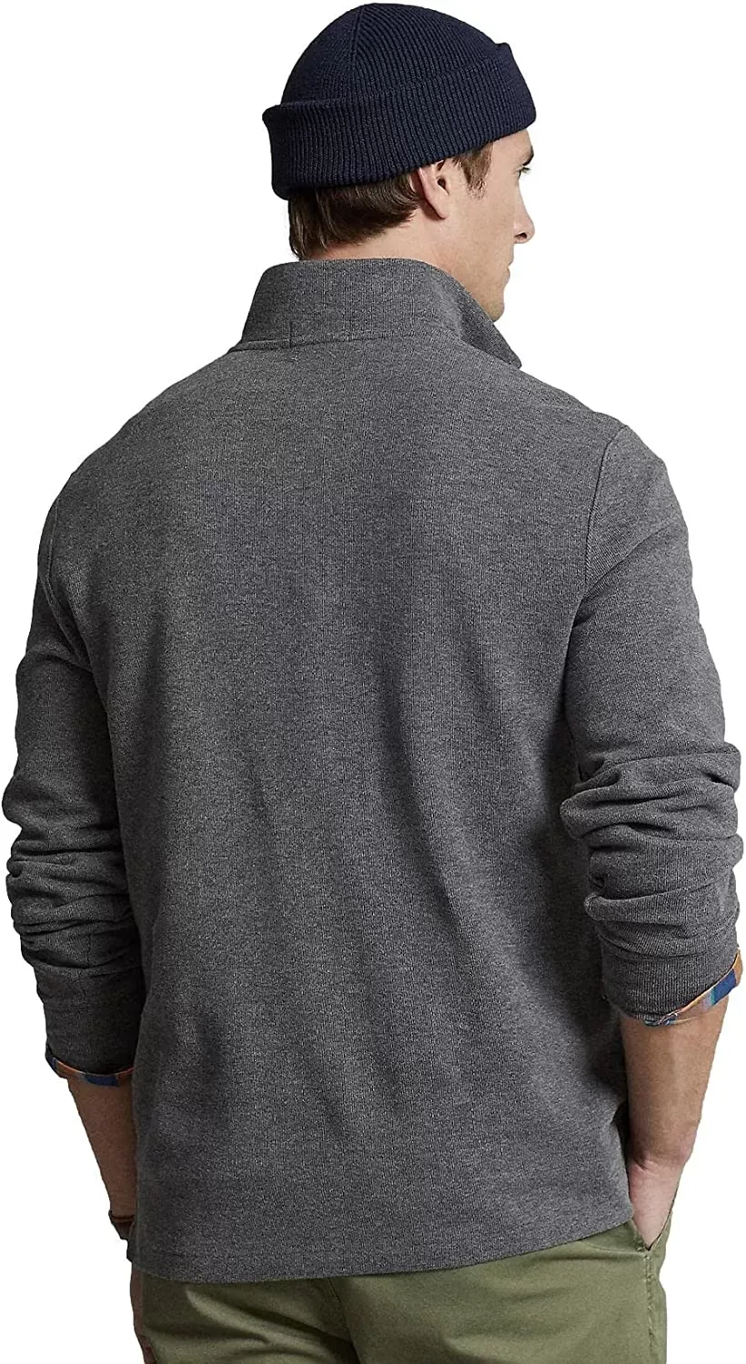 POLO RALPH LAUREN Men's Classic Estate-Rib Quarter-Zip Pullover Sweater - Image 13