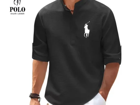 Ralph Lauren Men's Casual Collar Fashion Striped Shirts