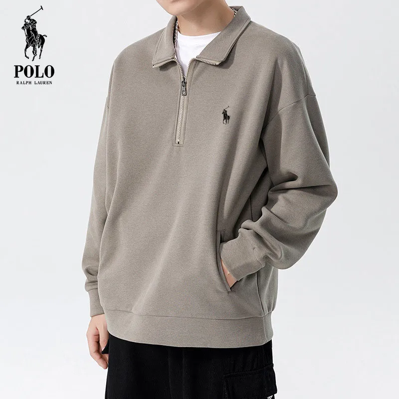 Ralph Lauren men's autumn and winter casual cotton sweatshirt jacket - Image 4
