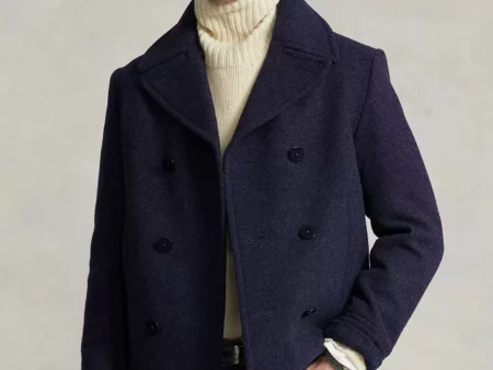 Polo Ralph Lauren Polo Wool-Blend Melton Peacoat