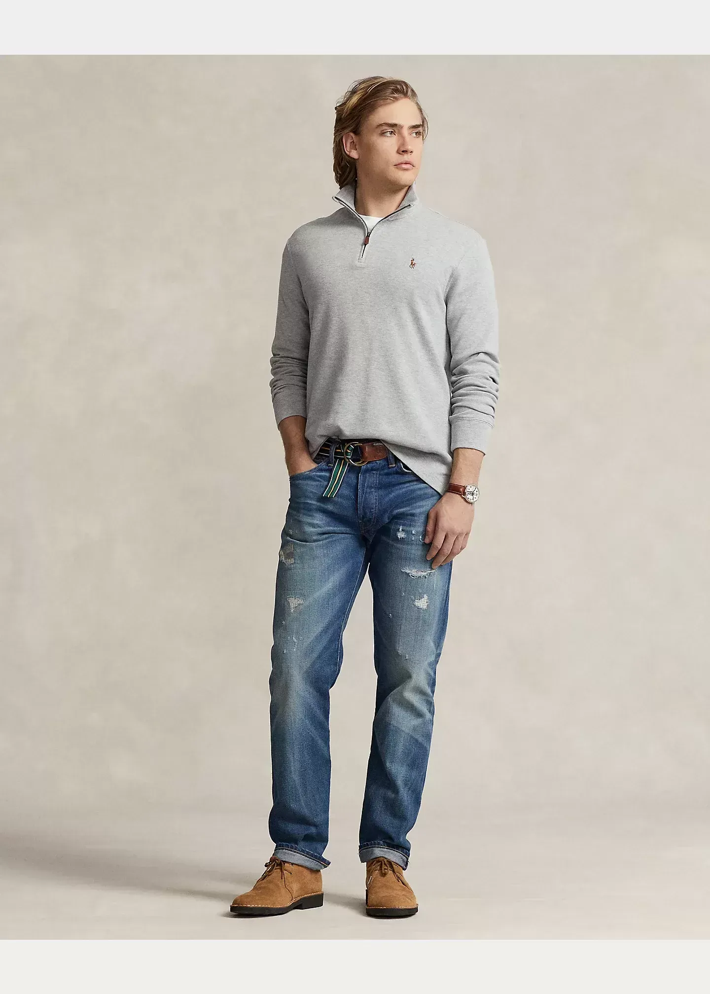 Polo Ralph Lauren Estate-Rib Quarter-Zip Pullover - Image 11