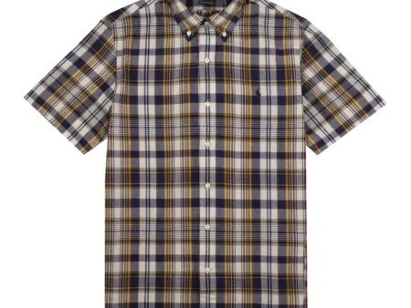 Ralph Lauren Cotton Check Shirt Navy / Yellow Multi