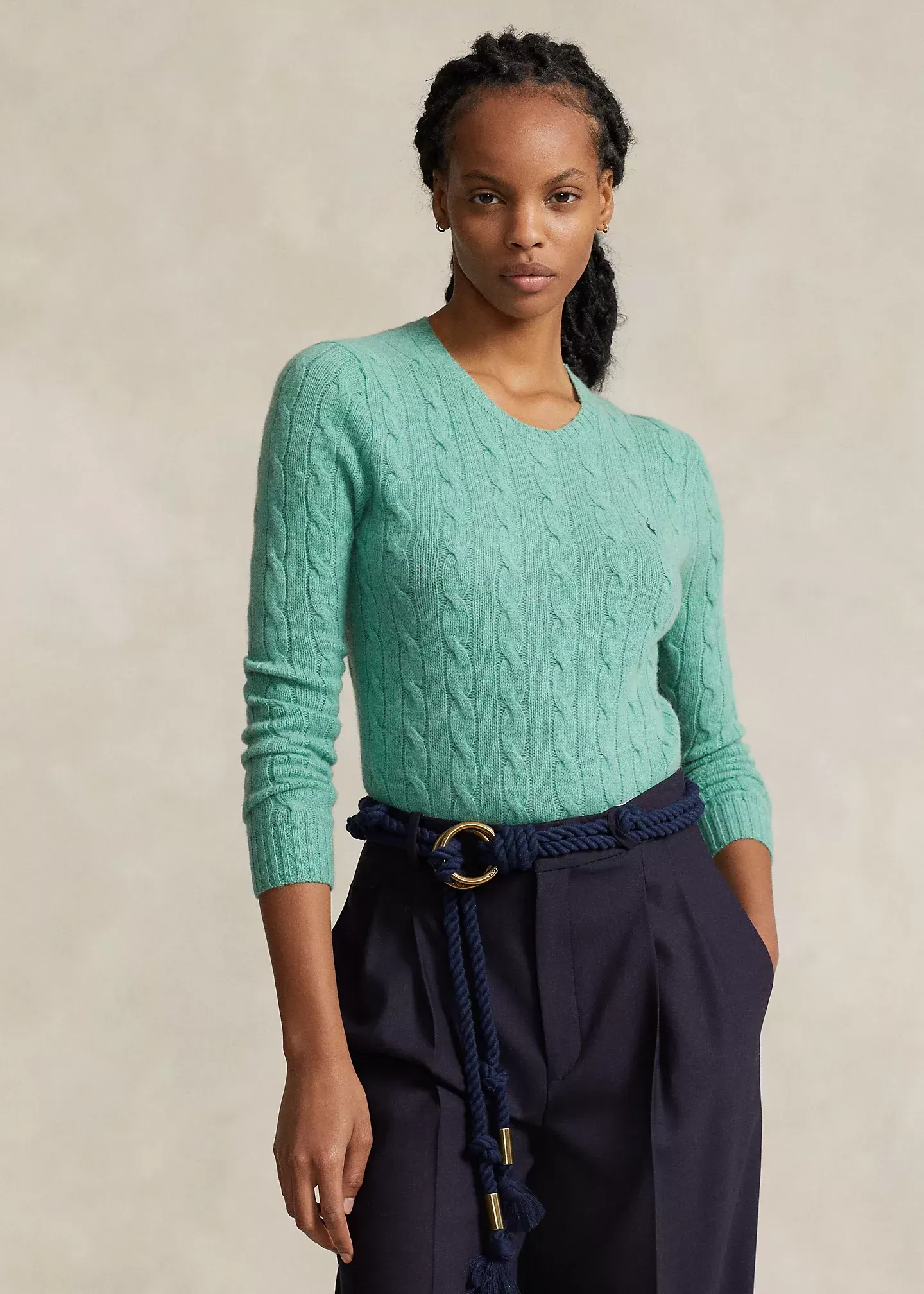 Polo Ralph Lauren Cable-Knit Wool-Cashmere Sweater - Image 12