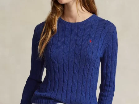 Polo Ralph Lauren Cable-Knit Cotton Crewneck Sweater