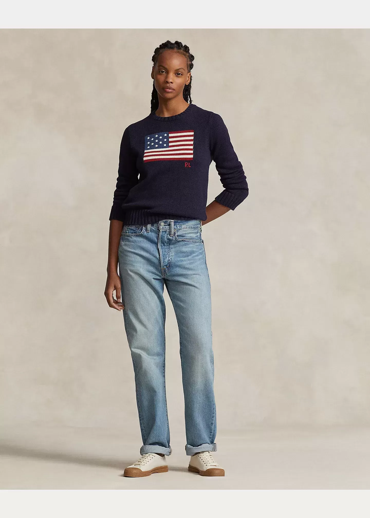 Polo Ralph Lauren Flag Cotton Crewneck Sweater - Image 8