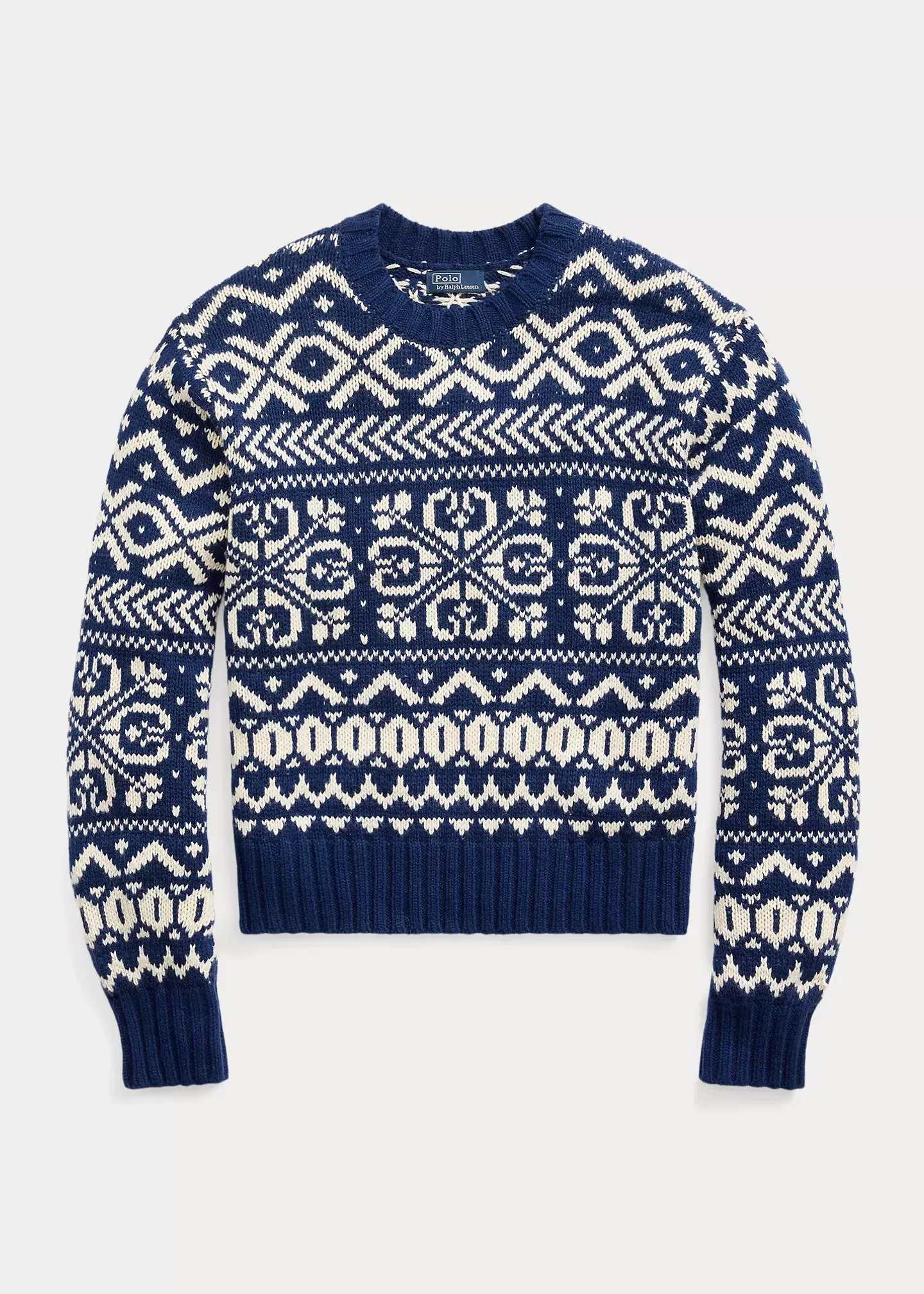 Polo Ralph Lauren Snowflake-Motif Wool-Blend Sweater - Image 2