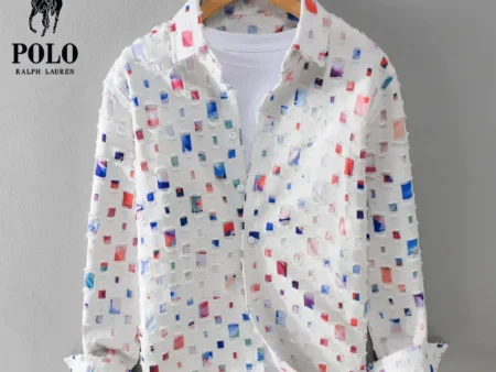 Ralph Lauren Men's DENIM FRAYED SHIRT