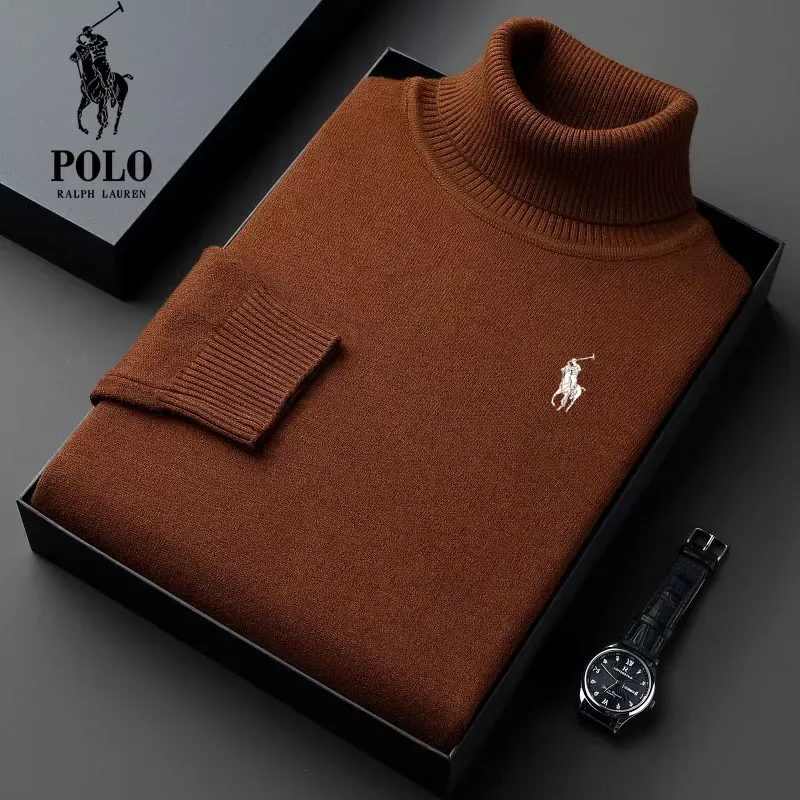 Ralph Lauren Men's Turtleneck Thick Loose Casual Knit Sweater(9 Pack Only $49.98) - Image 5