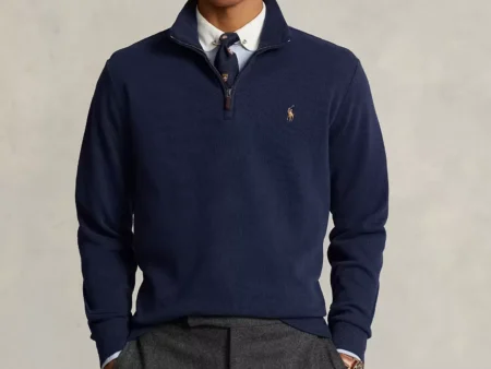 Polo Ralph Lauren Estate-Rib Quarter-Zip Pullover