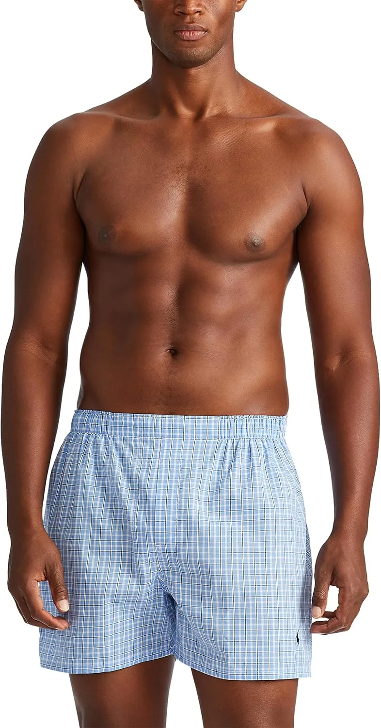 Polo Ralph Lauren Men's Classic Fit Woven Cotton Boxers (3 Pack) - Image 20