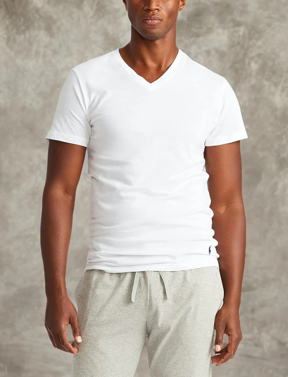 Polo Ralph Lauren Men's Slim Fit Cotton V-neck Undershirt 3-pack - Image 17