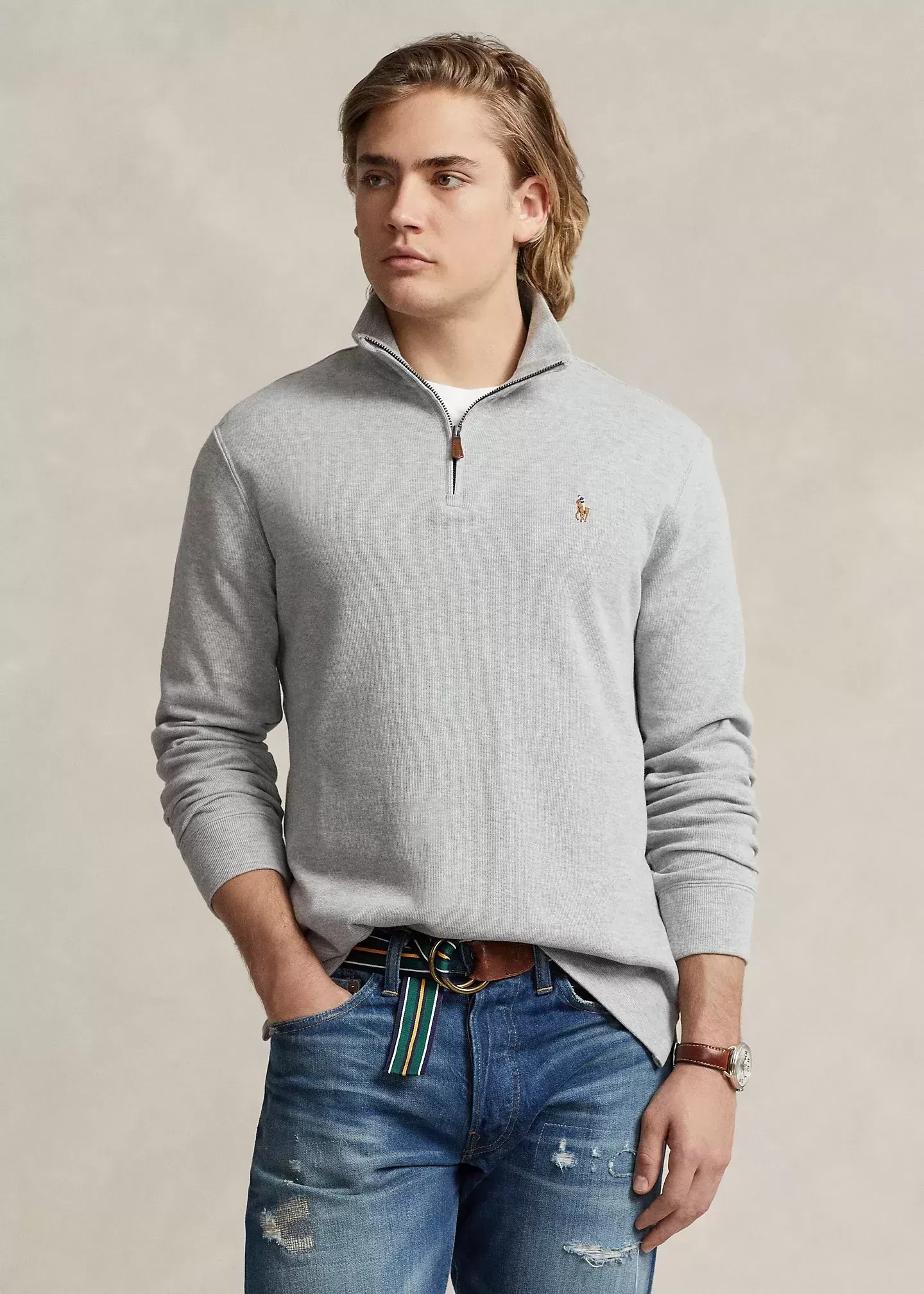 Polo Ralph Lauren Estate-Rib Quarter-Zip Pullover - Image 7