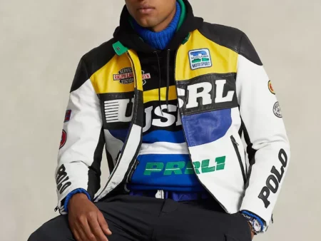 Polo Ralph Lauren Leather Café Racer Jacket