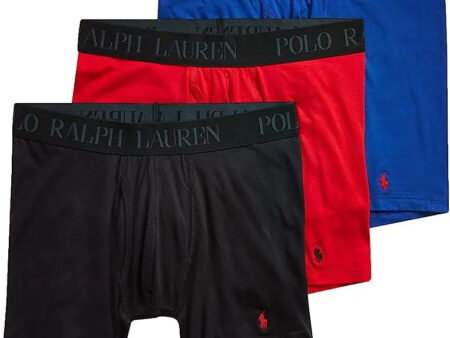 Polo Ralph Lauren Men's 4D Flex Cotton Modal Stretch Boxer Briefs (3 Pack)