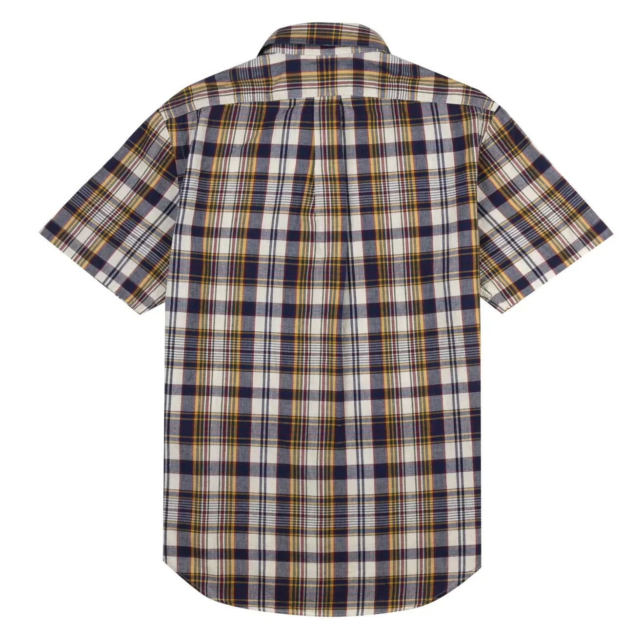 Ralph Lauren Cotton Check Shirt Navy / Yellow Multi - Image 2