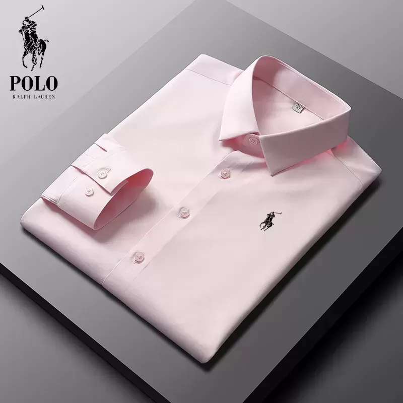 Ralph Lauren Men's Cotton Basic Denim Long Sleeve Shirt - Image 9