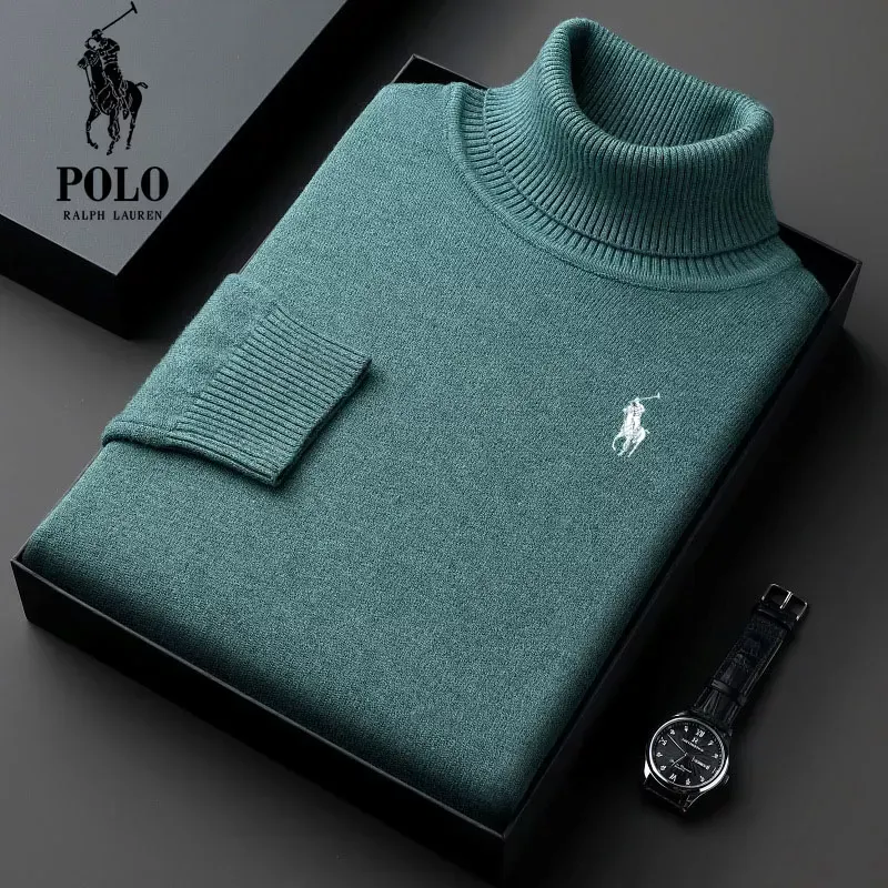 Ralph Lauren Men's Turtleneck Thick Loose Casual Knit Sweater(9 Pack Only $49.98) - Image 2