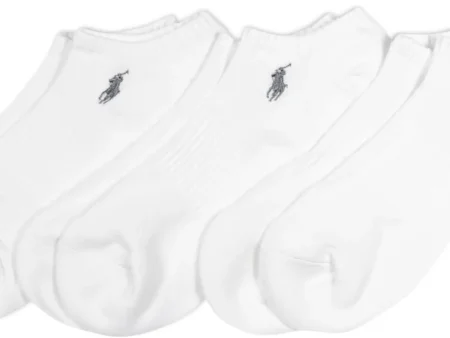 Polo Ralph Lauren Men's Tech Athletic Low Cut Socks-3 Pair Pack-Sport Cushioned Arch Support
