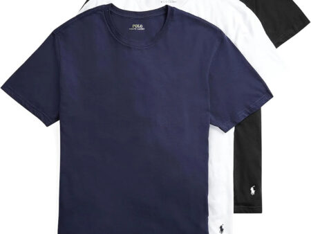 Polo Ralph Lauren Men's Classic Fit Crewneck Shirt (3 Pack)