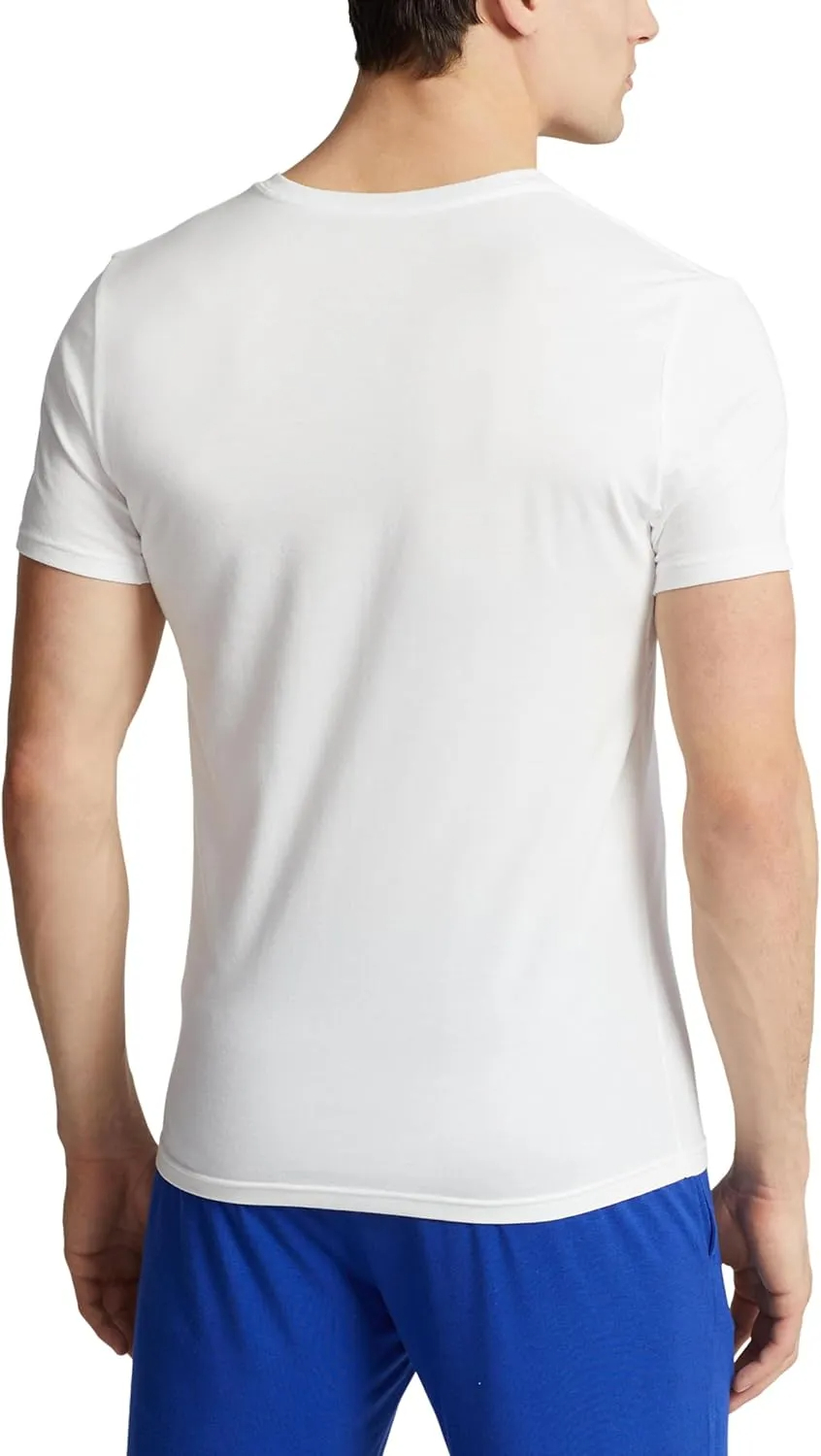 POLO RALPH LAUREN Men's 4d Flex Cooling Ventilation Cotton Modal V-Neck Undershirts - Image 4